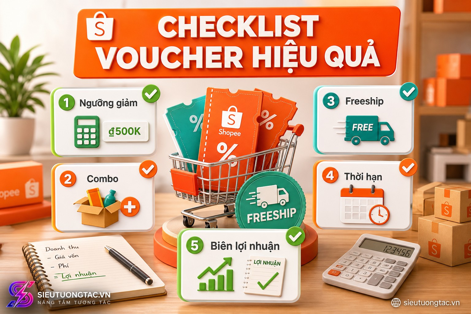 Checklist triển khai Shopee