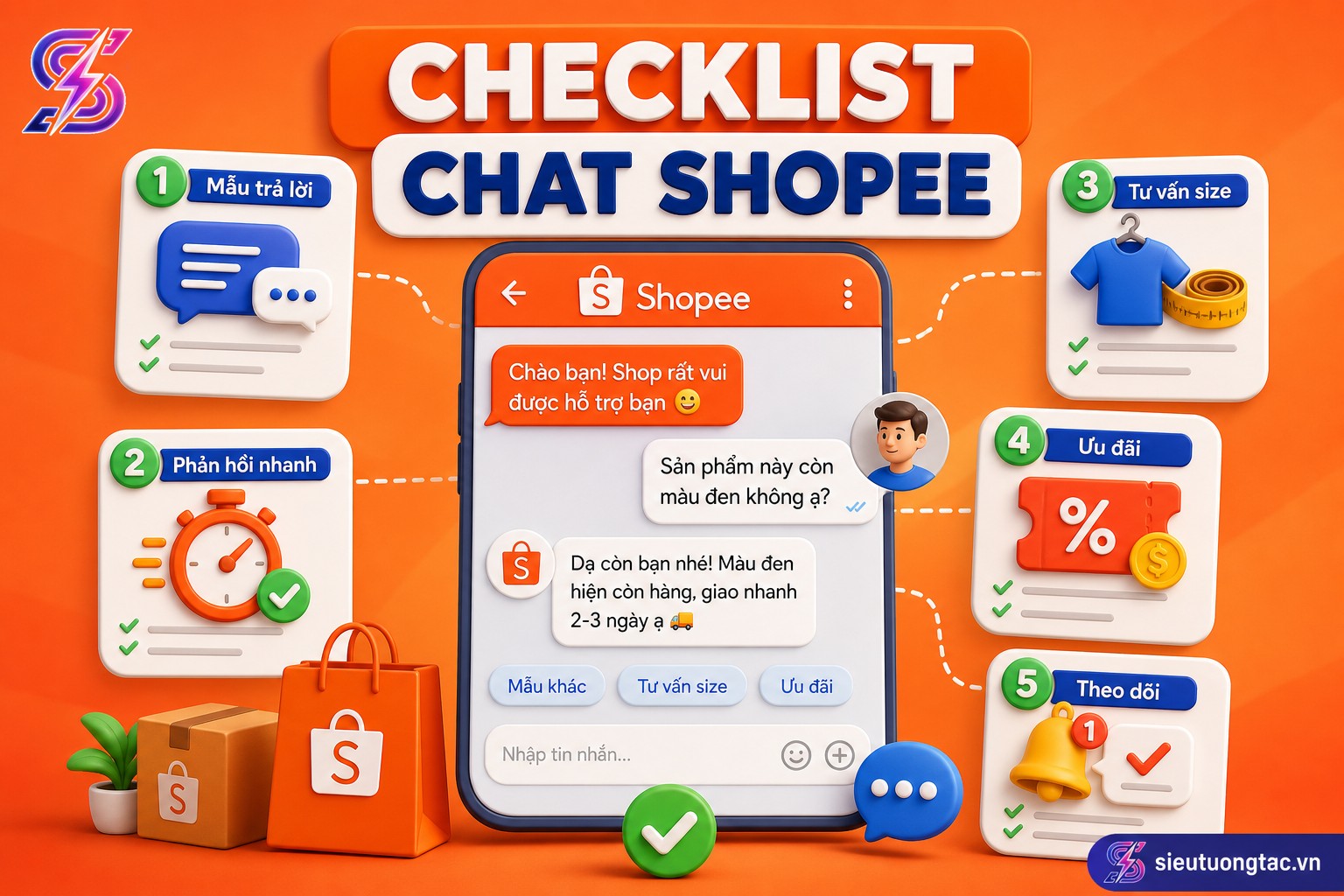Checklist triển khai Shopee