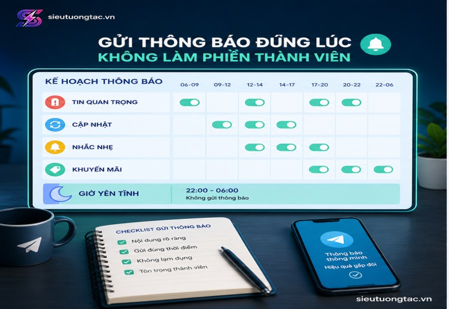 Checklist triển khai Telegram