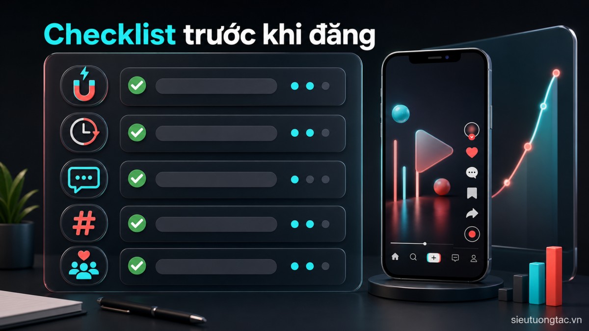 Checklist dịch vụ TikTok