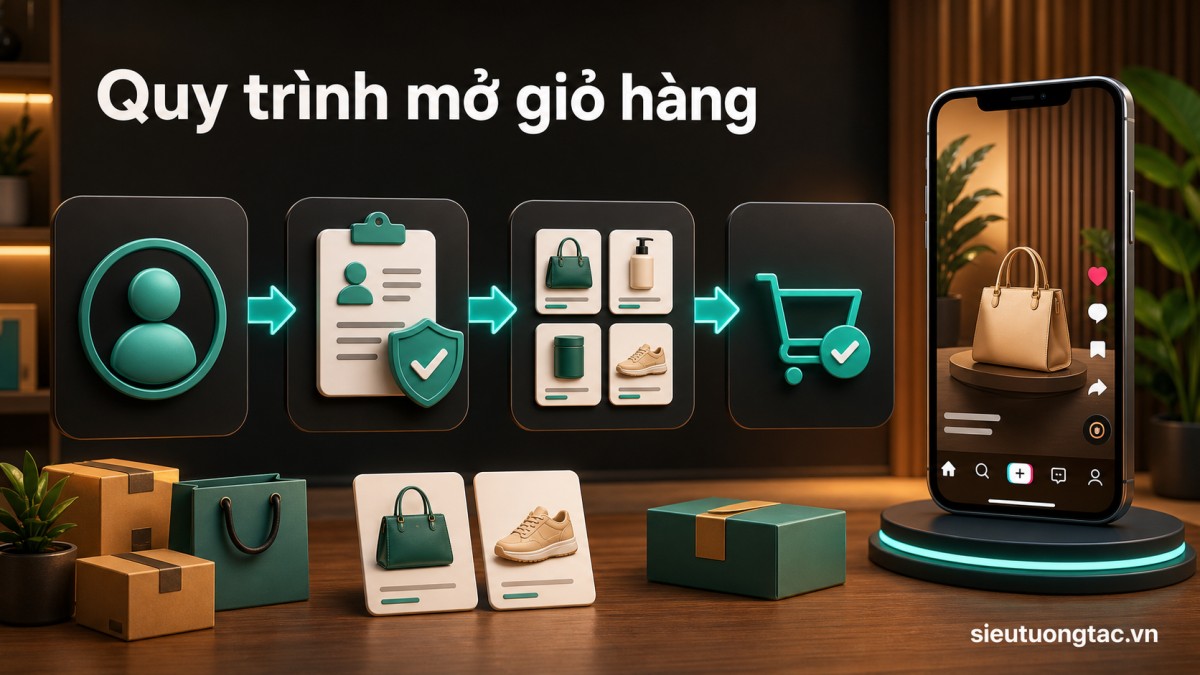 Quy trình tối ưu giỏ hàng TikTok Shop
