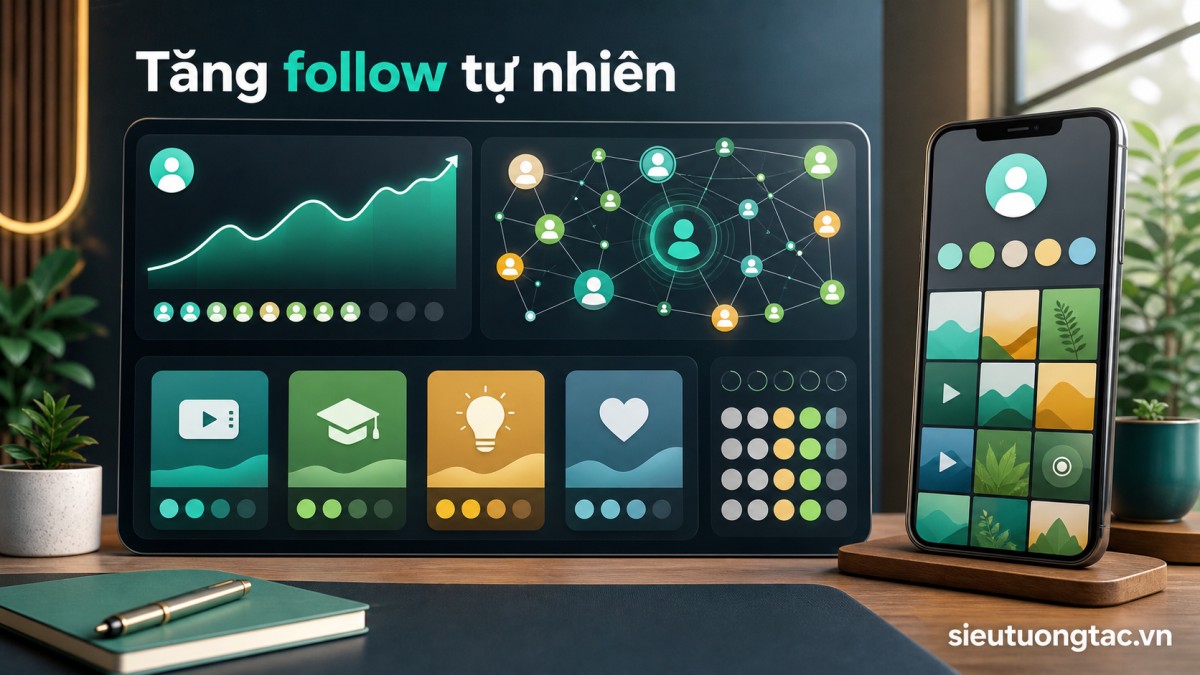 Luồng tăng chỉ số TikTok