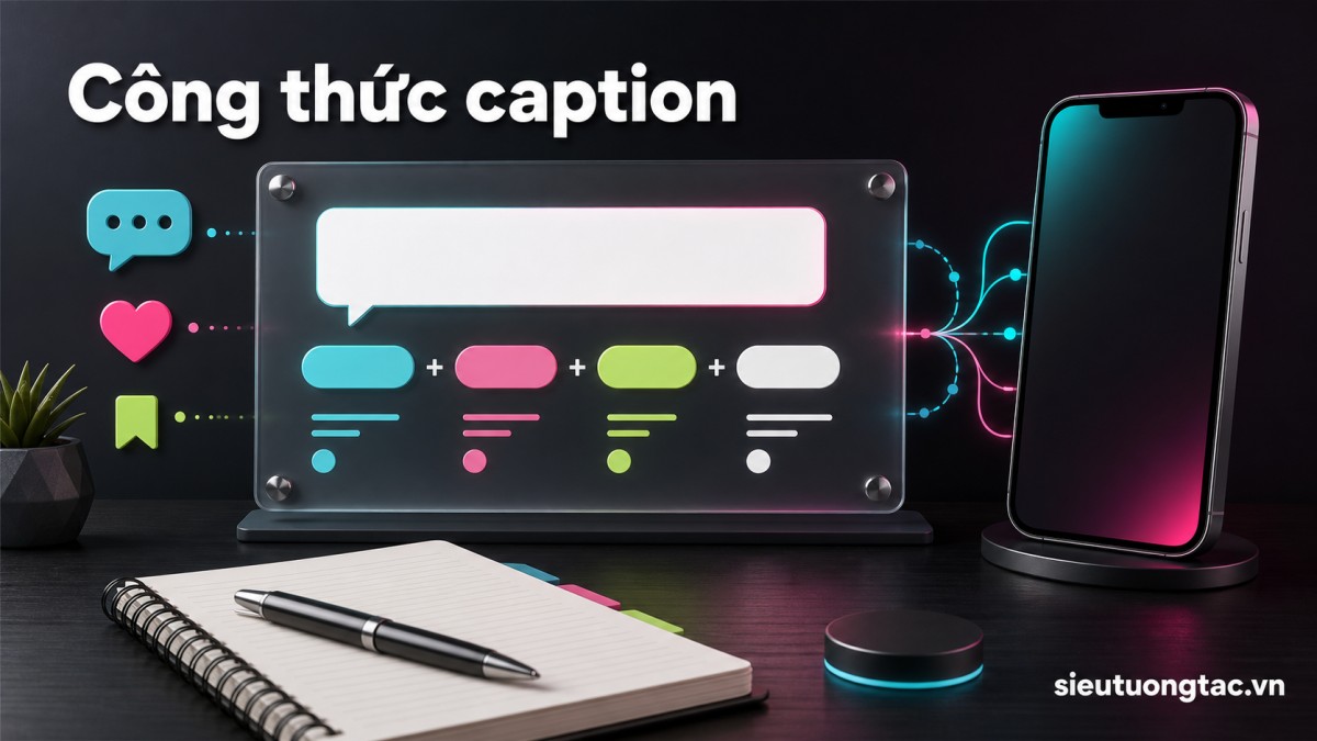 Cấu trúc caption TikTok dễ hiểu