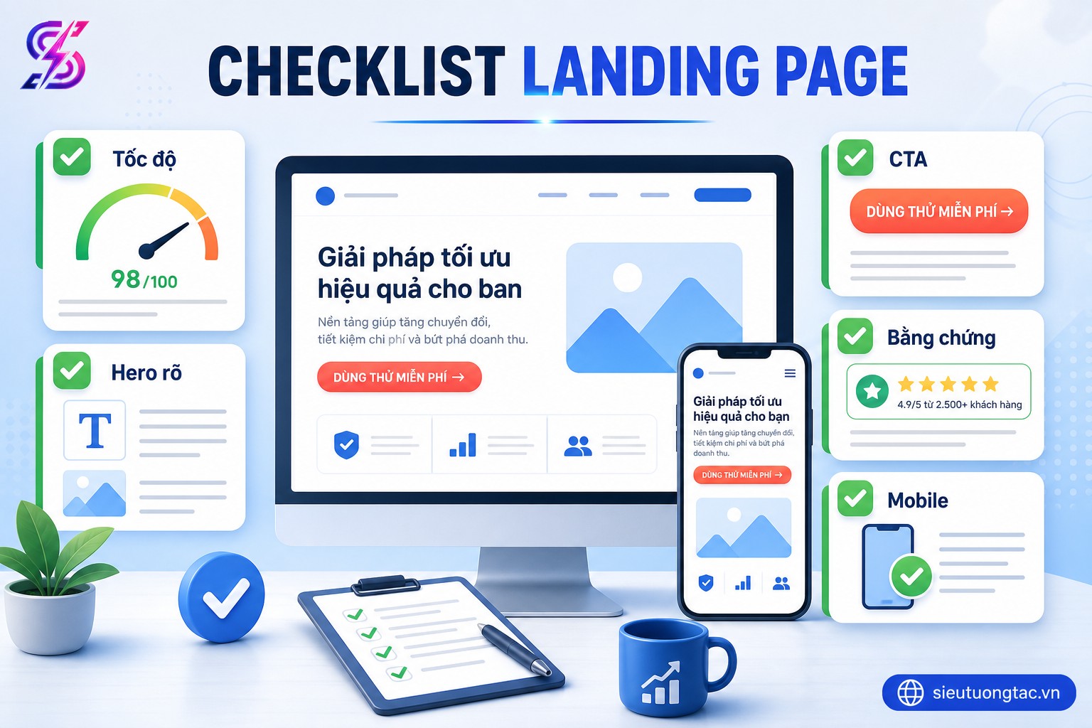 Checklist triển khai Website