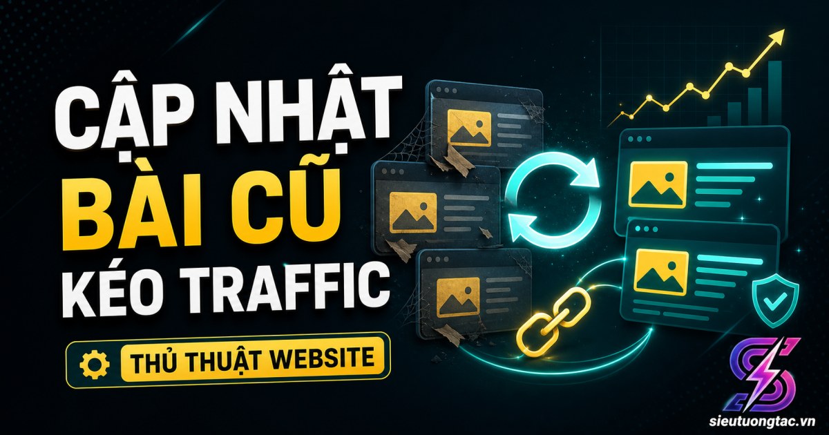 Cách cập nhật bài cũ trên website để kéo lại traffic SEO