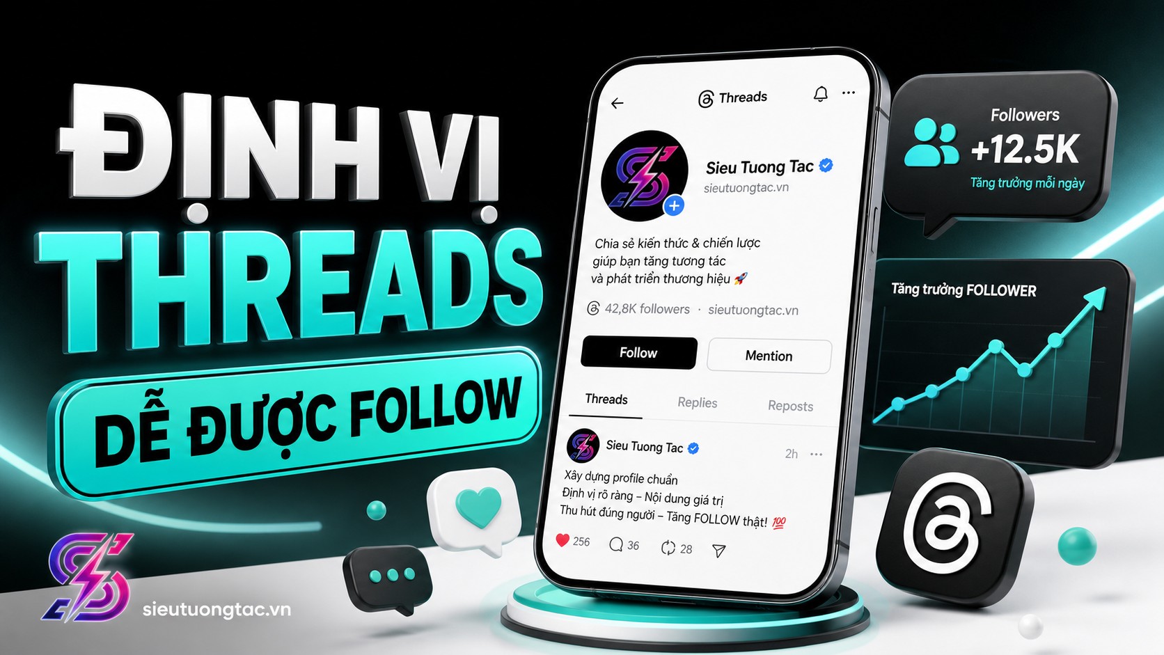 Cách định vị profile Threads để người lạ hiểu ngay vì sao nên follow