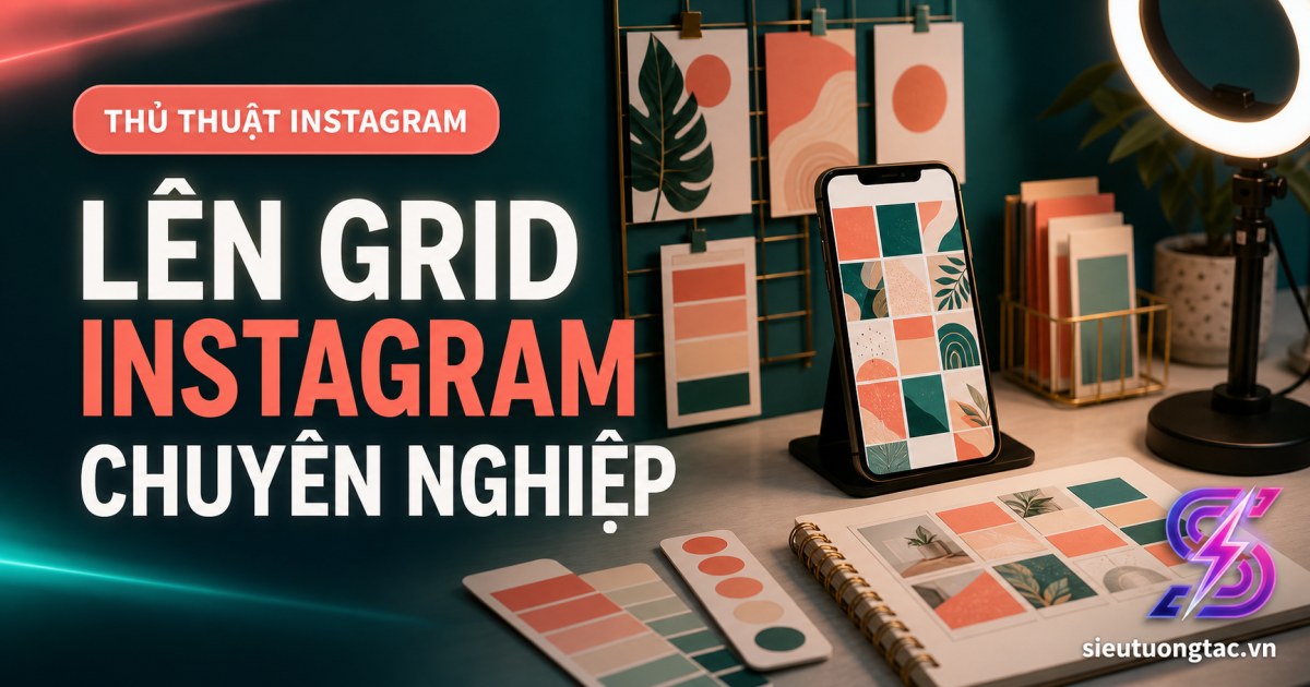 Cách lên grid Instagram chuyên nghiệp để tăng độ tin cậy cho hồ sơ
