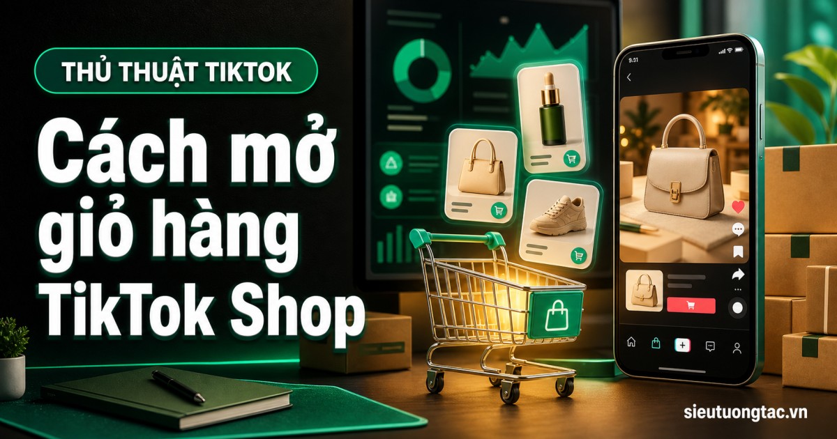 Cách mở giỏ hàng TikTok Shop cho tài khoản cá nhân và nhà bán hàng