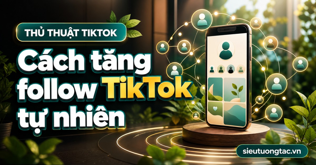 Tăng follow TikTok: cách Buff, Mua và Hack follow TikTok không làm lệch hồ sơ