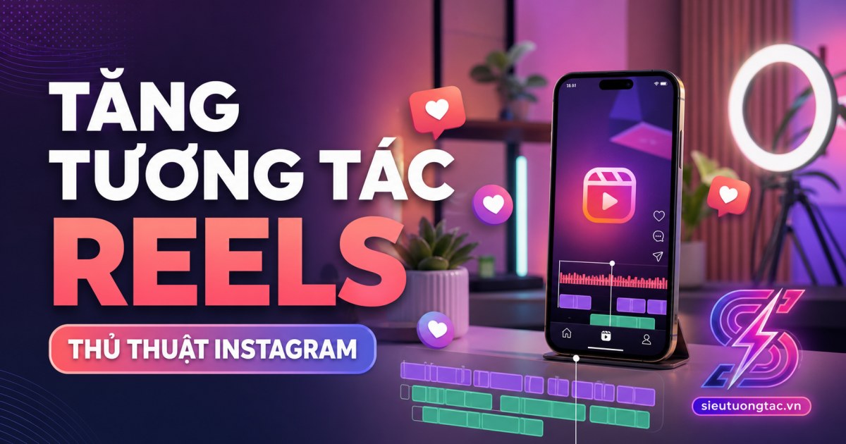 Cách tăng tương tác Reels Instagram tự nhiên bằng hook, nhịp dựng và tín hiệu bình luận