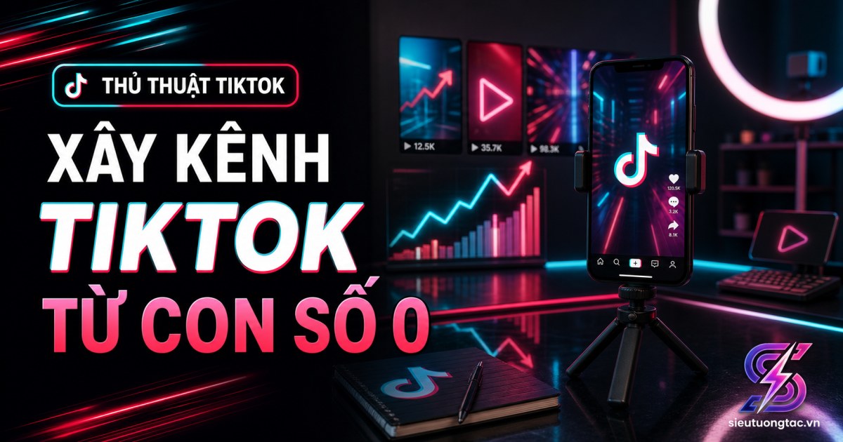 Cách xây kênh TikTok từ con số 0 mà vẫn giữ tăng trưởng tự nhiên