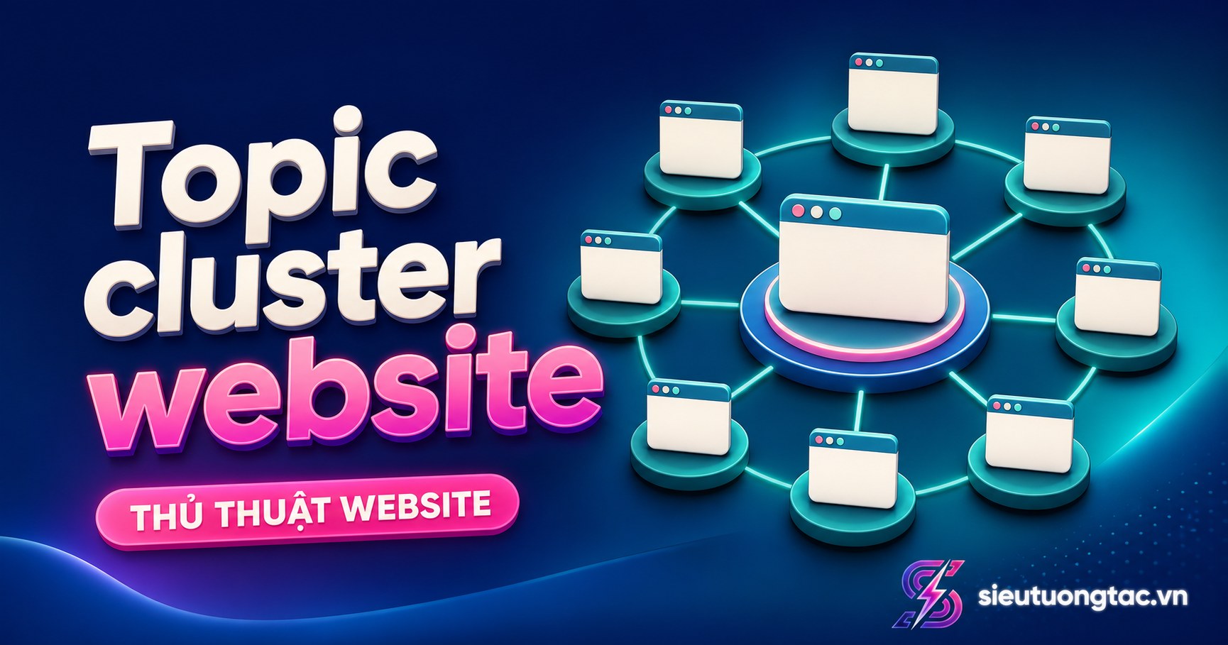 Cách xây topic cluster website bằng internal link để tăng sức mạnh SEO