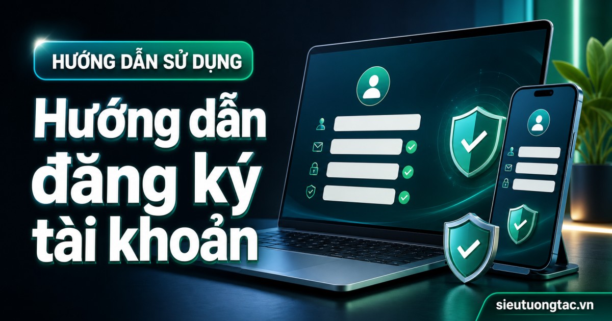 Hướng dẫn đăng ký tài khoản SIÊU TƯƠNG TÁC chi tiết từ A-Z