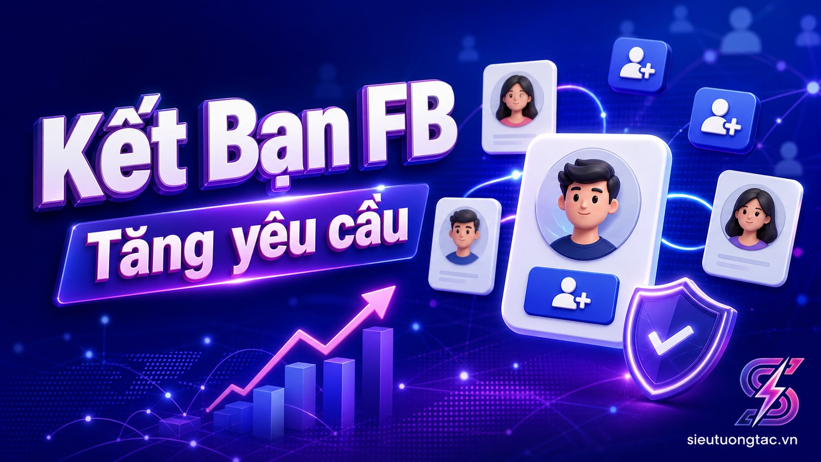 Tăng yêu cầu kết bạn Facebook: cách Buff, Mua request FB cho profile cá nhân