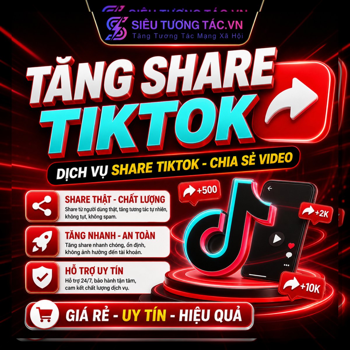 Tăng chia sẻ video