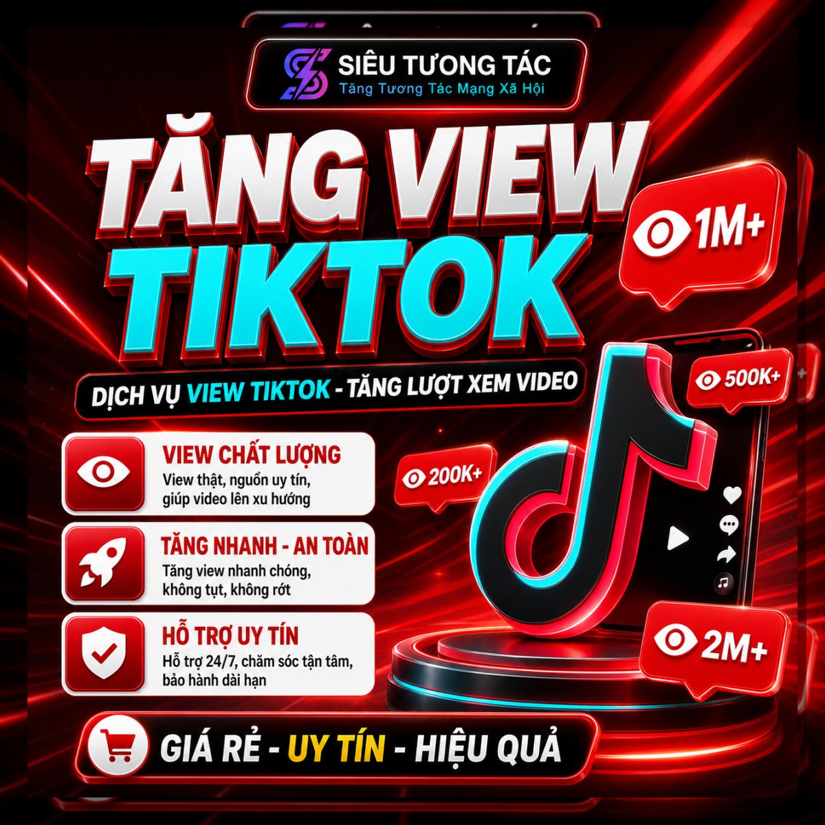 Tăng lượt xem video