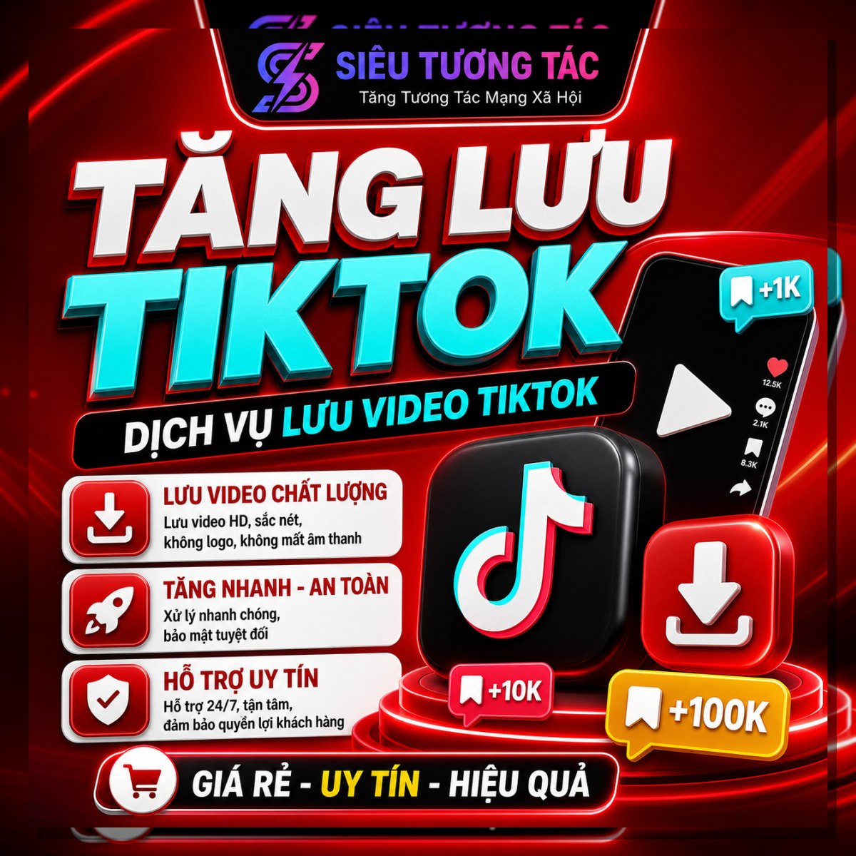 Tăng lượt lưu video
