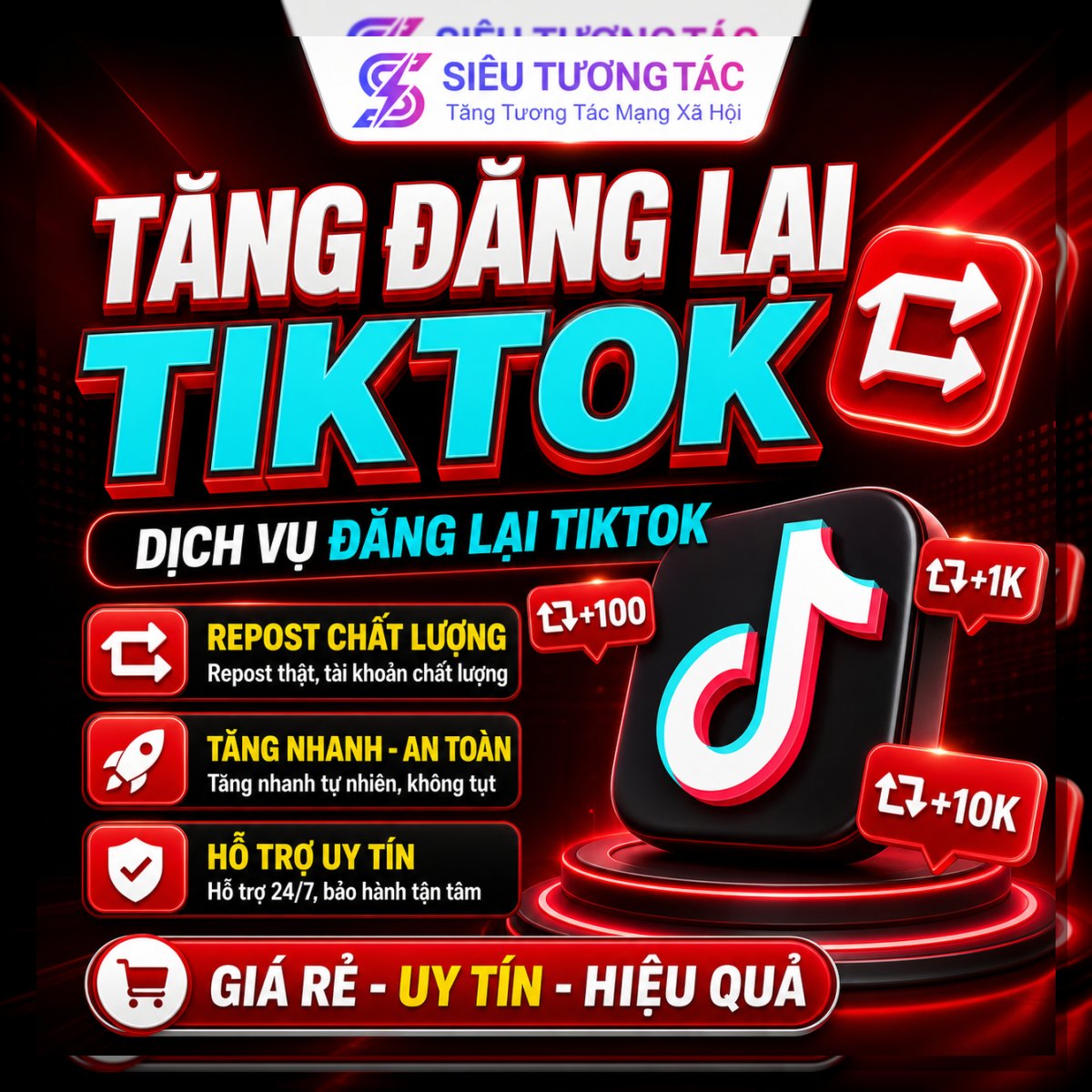 Tăng lượt đăng lại