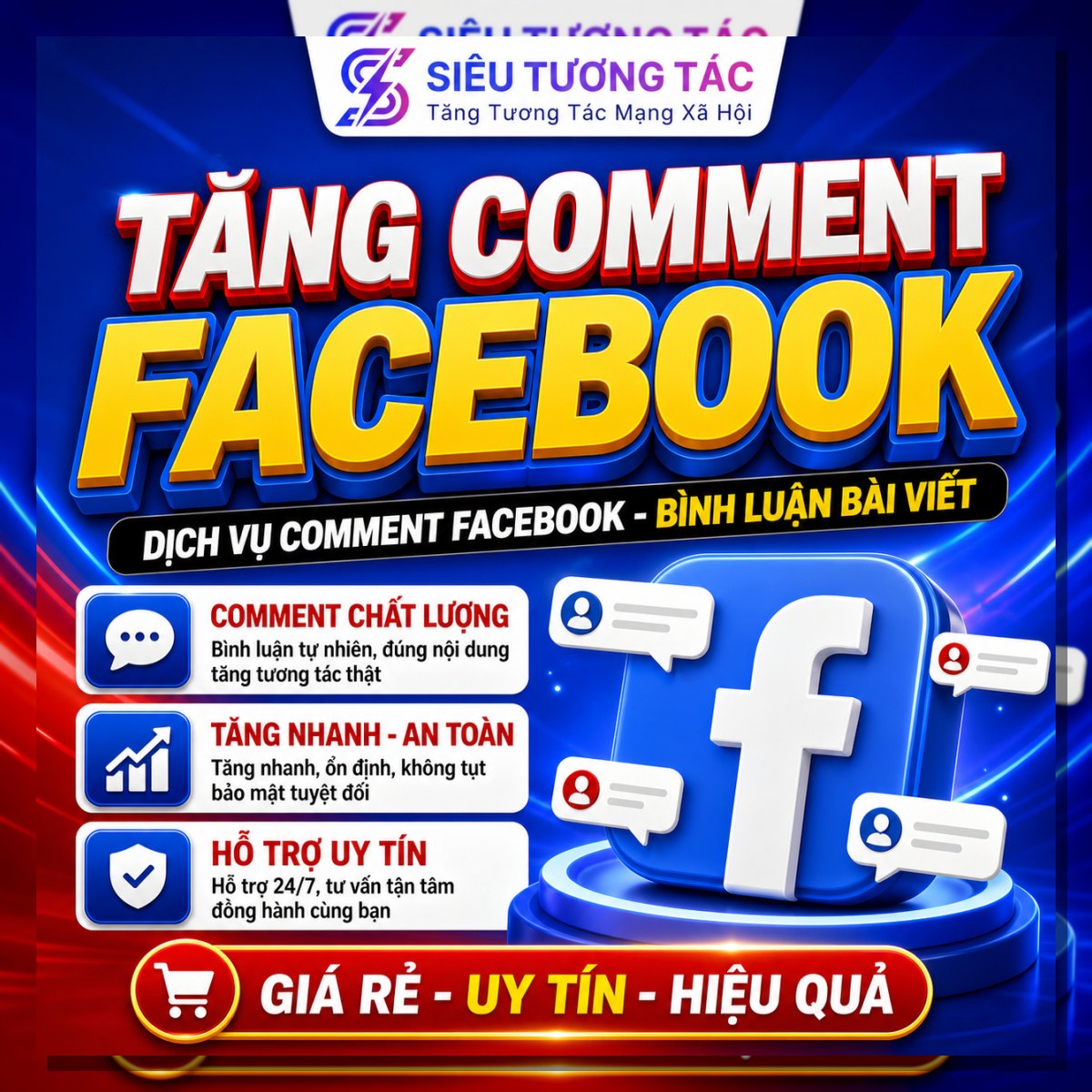 Tăng bình luận Facebook