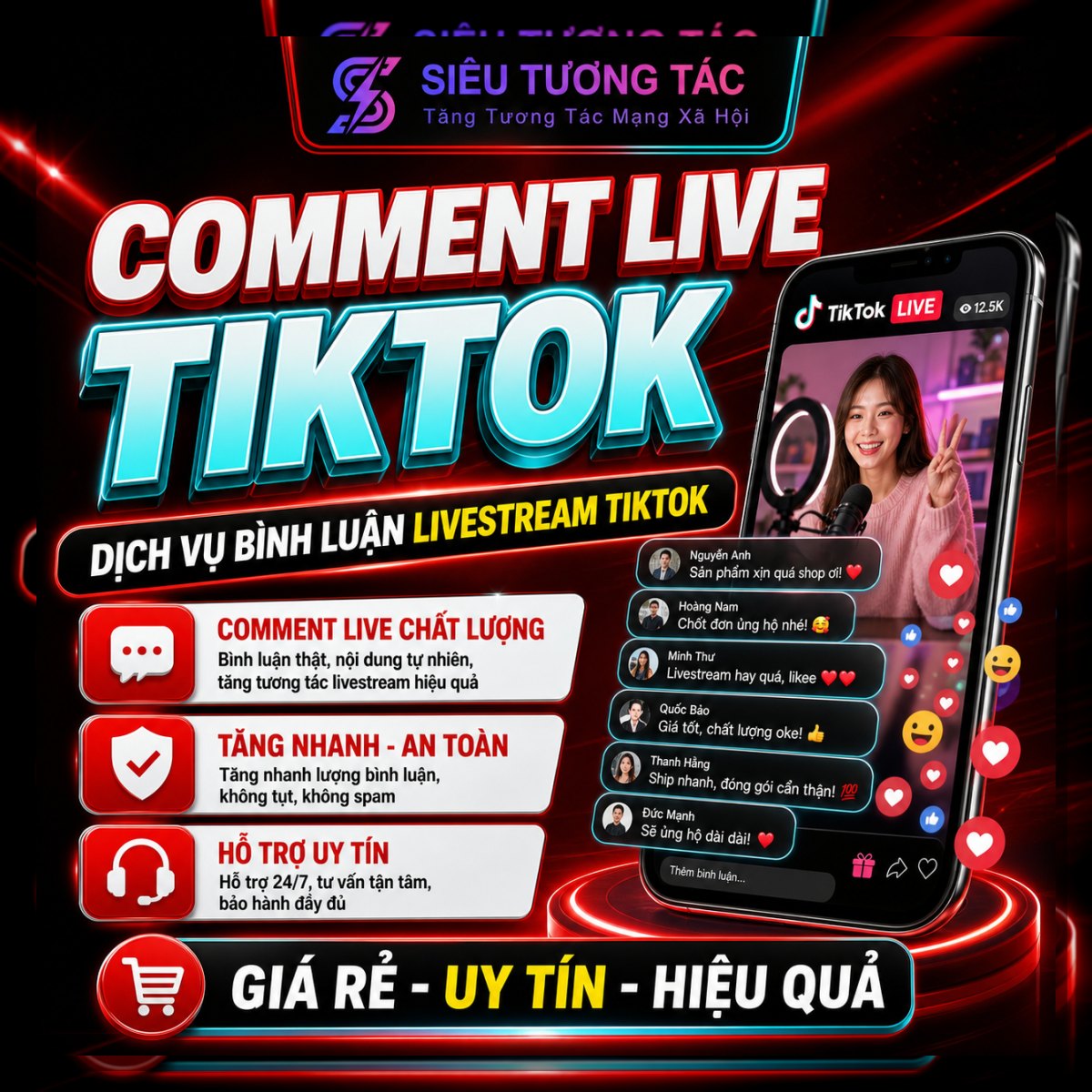 Bình luận livestream