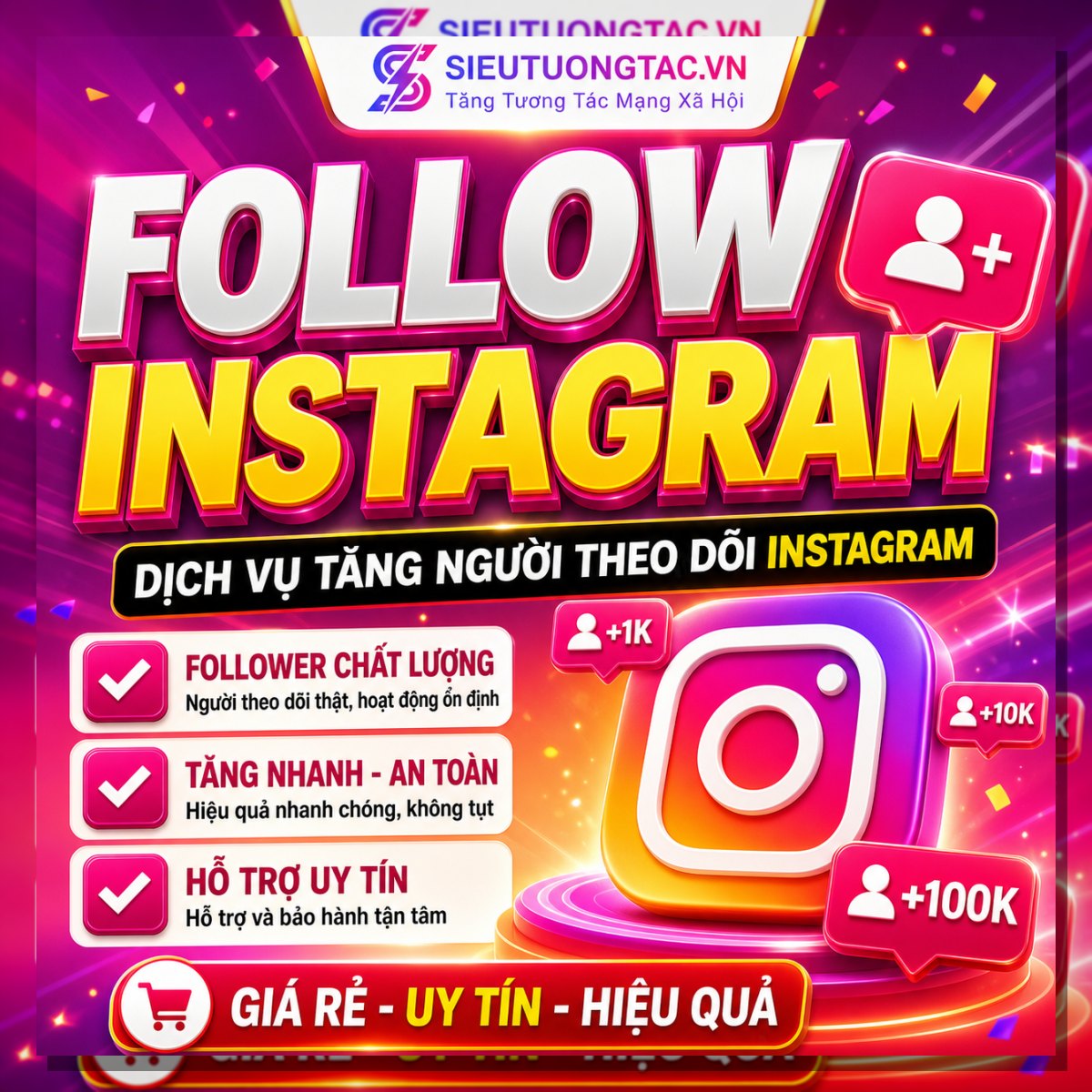 Tăng người theo dõi Instagram
