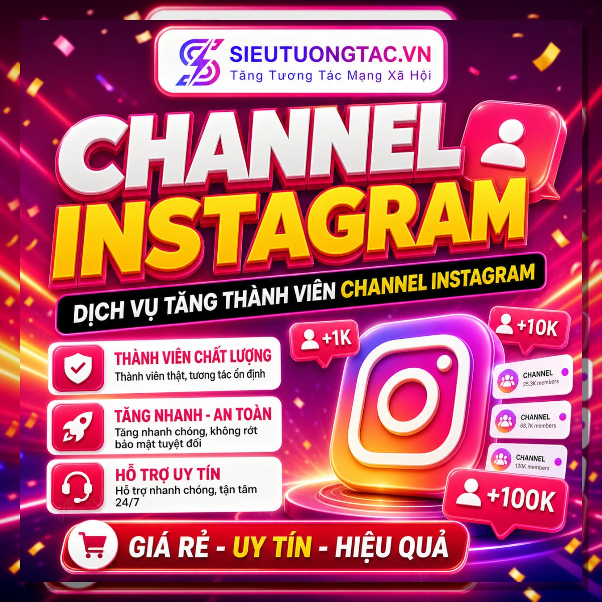 Thành viên Channel Instagram
