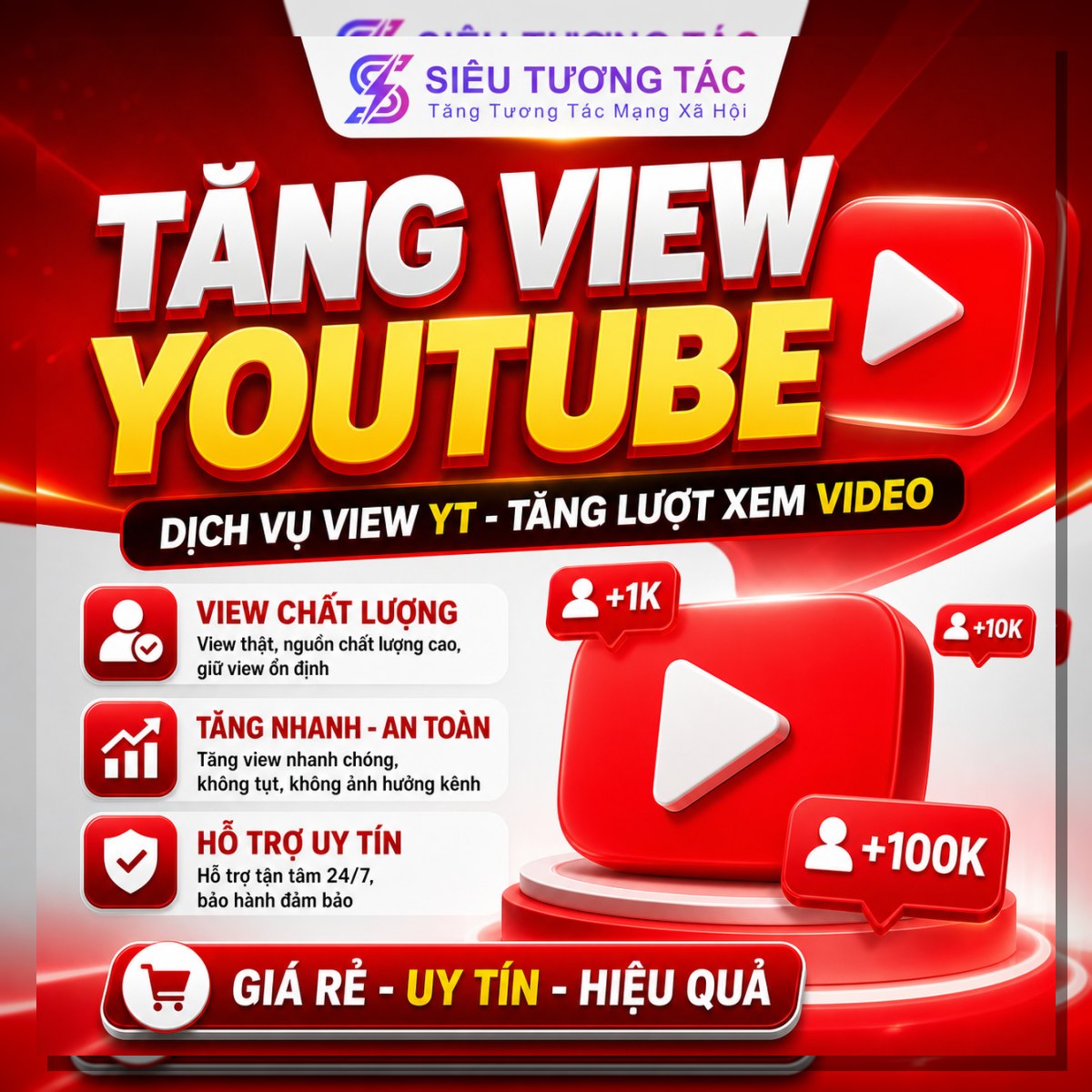Tăng lượt xem video