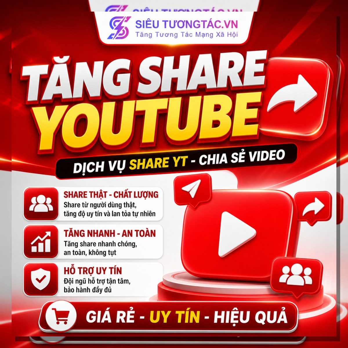 Tăng chia sẻ video