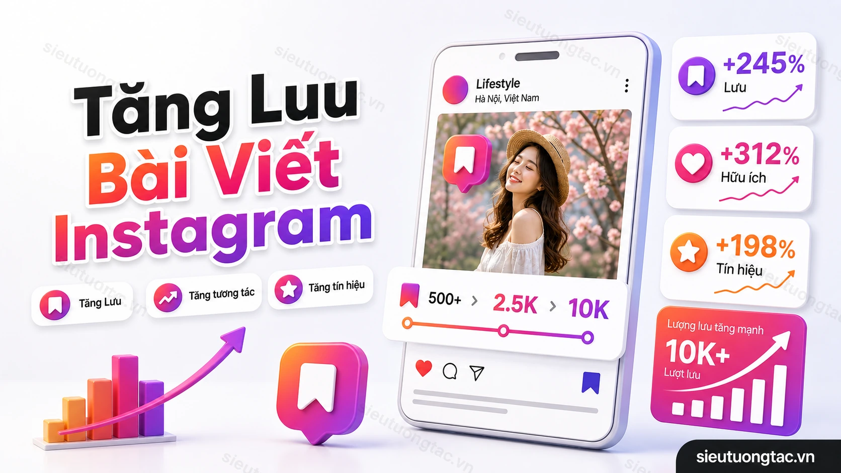 Tăng lưu bài viết Instagram tại Siêu Tương Tác